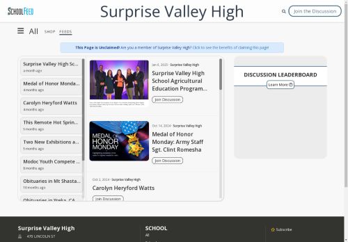 Surprise Valley High