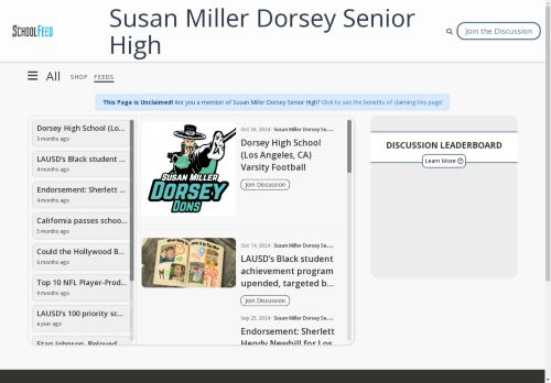 Susan Miller Dorsey Senior High