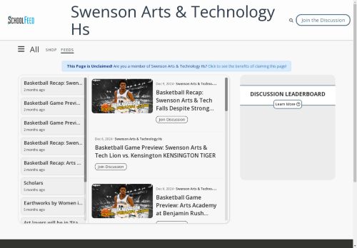 Swenson Arts & Technology Hs