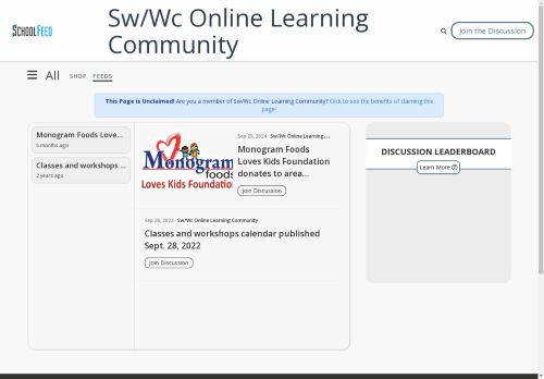 Sw/Wc Online Learning Community