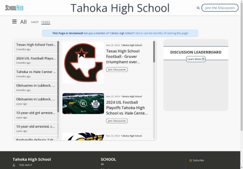 Tahoka High School