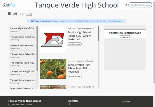 Tanque Verde High School