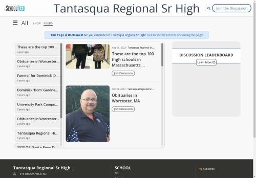 Tantasqua Regional Sr High