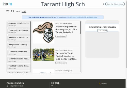 Tarrant High Sch