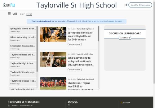Taylorville Sr High School