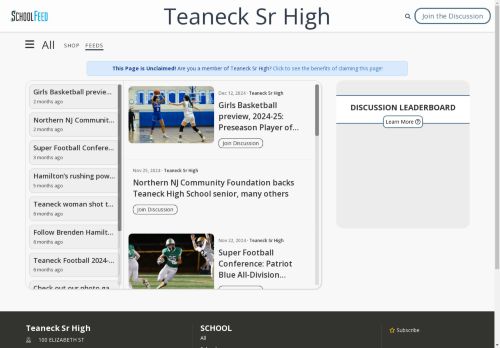 Teaneck Sr High