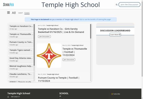 Temple High School