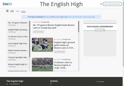 The English High