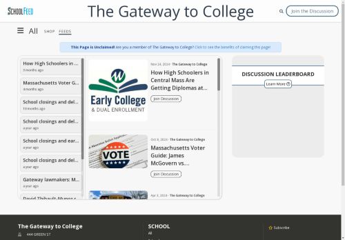 The Gateway to College