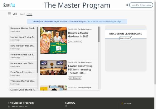 The Master Program