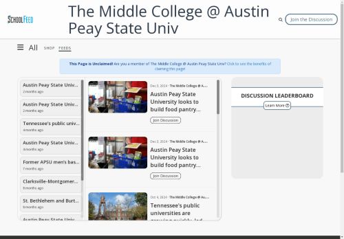 The Middle College @ Austin Peay State Univ