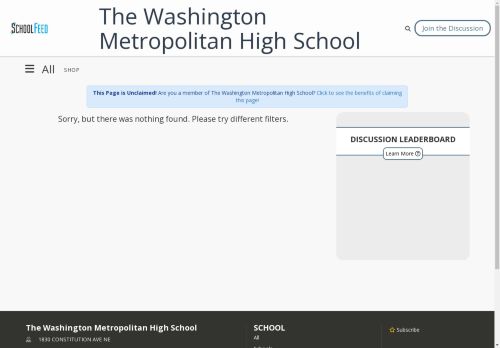 The Washington Metropolitan High School