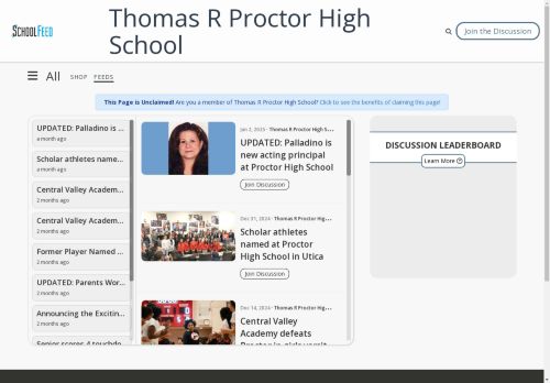 Thomas R Proctor High School