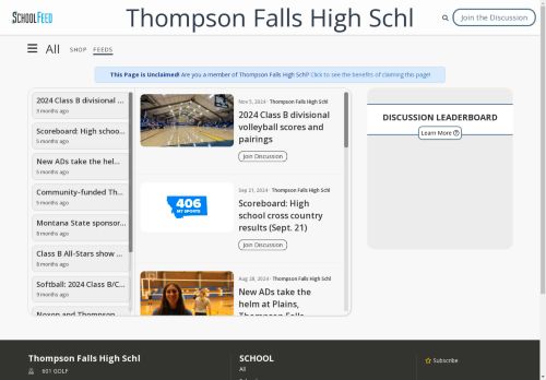 Thompson Falls High Schl