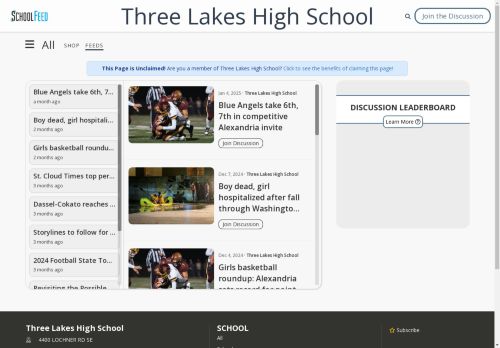 Three Lakes High School