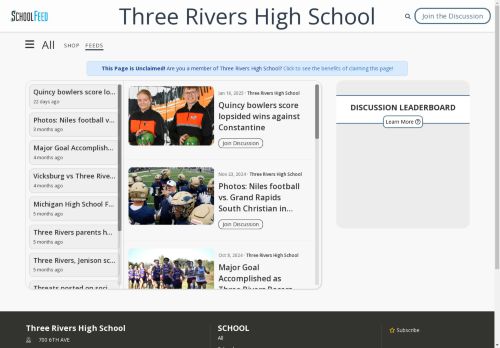 Three Rivers High School