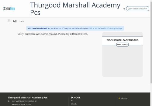 Thurgood Marshall Academy Pcs