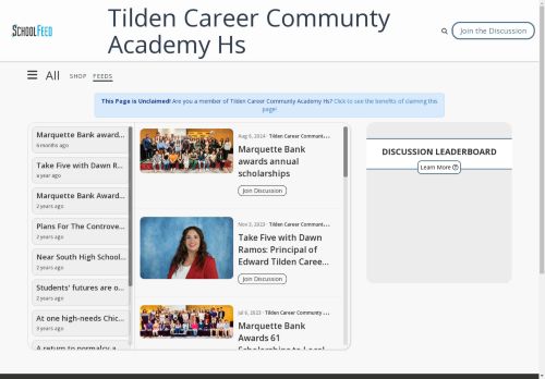 Tilden Career Communty Academy Hs