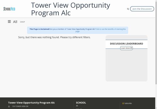 Tower View Opportunity Program Alc