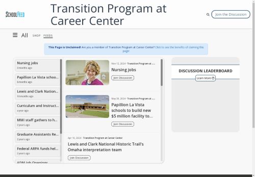 Transition Program at Career Center