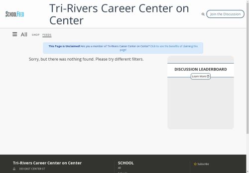 Tri-Rivers Career Center on Center