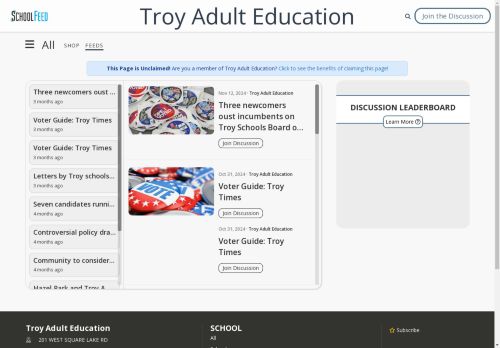 Troy Adult Education