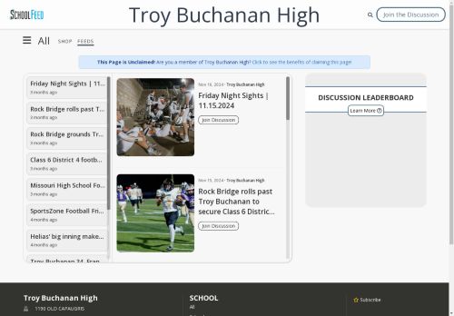 Troy Buchanan High