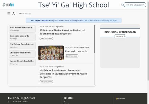 Tse' Yi' Gai High School