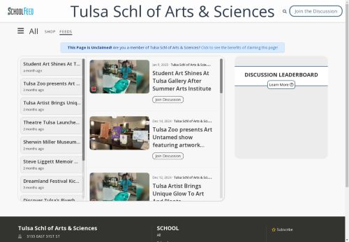 Tulsa Schl of Arts & Sciences