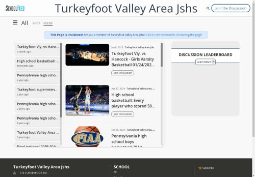Turkeyfoot Valley Area Jshs
