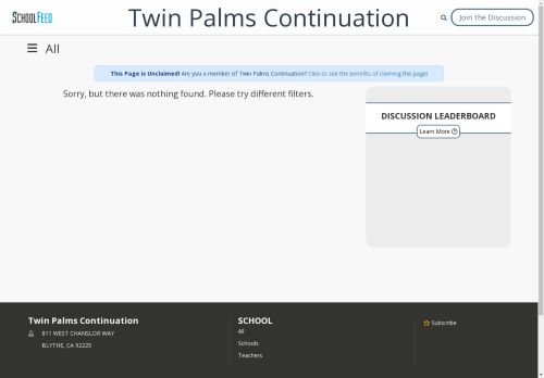 Twin Palms Continuation
