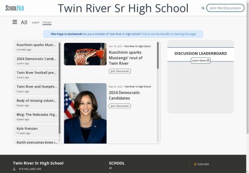 Twin River Sr High School