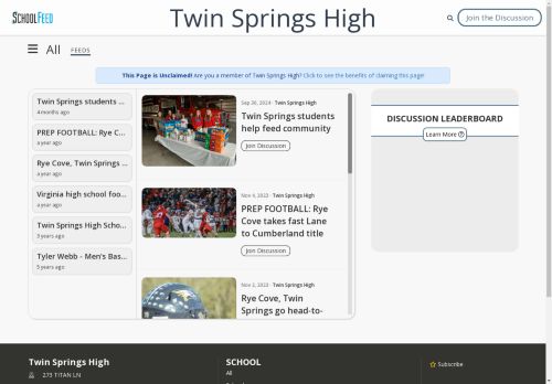 Twin Springs High