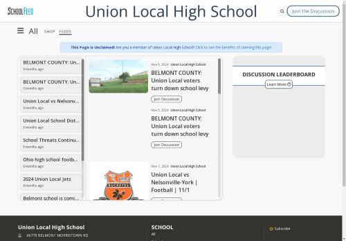 Union Local High School