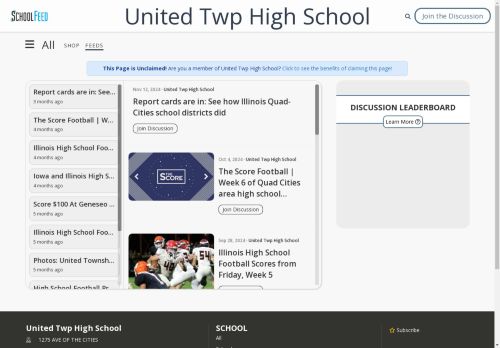 United Twp High School