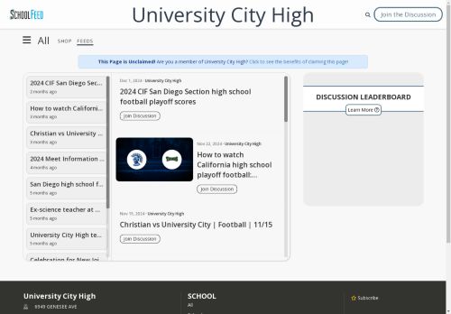 University City High