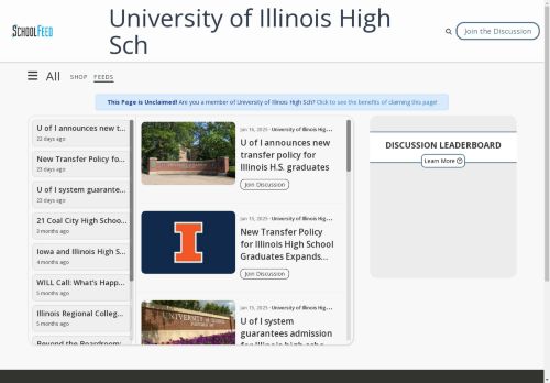 University of Illinois High Sch