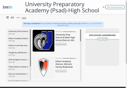 University Preparatory Academy (Psad)-High School