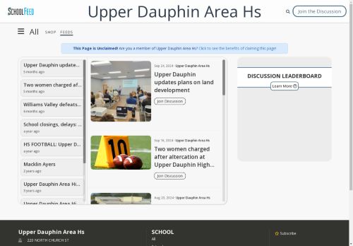 Upper Dauphin Area Hs