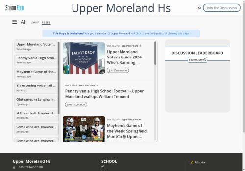 Upper Moreland Hs