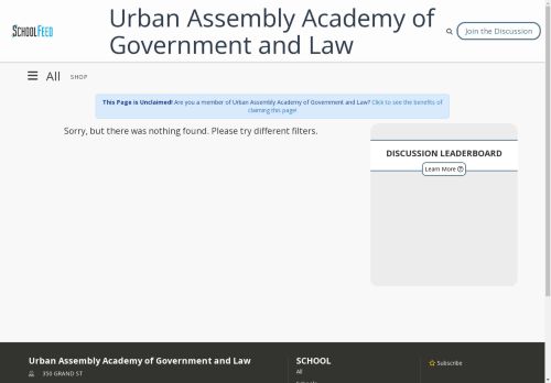 Urban Assembly Academy of Government and Law