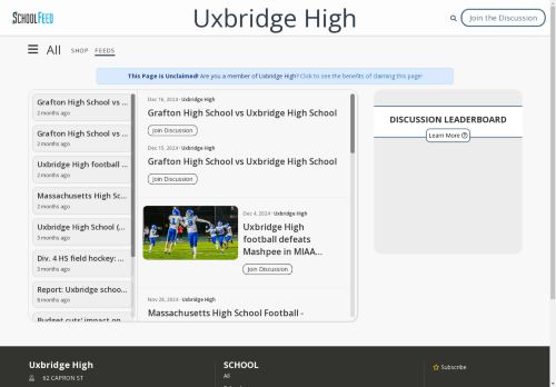 Uxbridge High