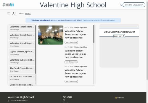 Valentine High School
