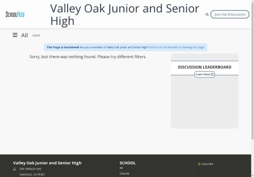 Valley Oak Junior and Senior High
