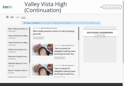 Valley Vista High (Continuation)