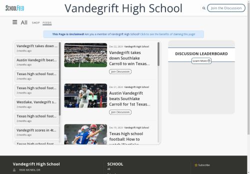 Vandegrift High School