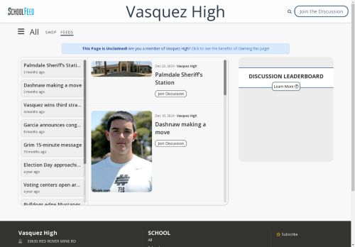 Vasquez High