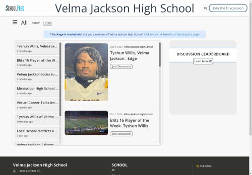 Velma Jackson High School