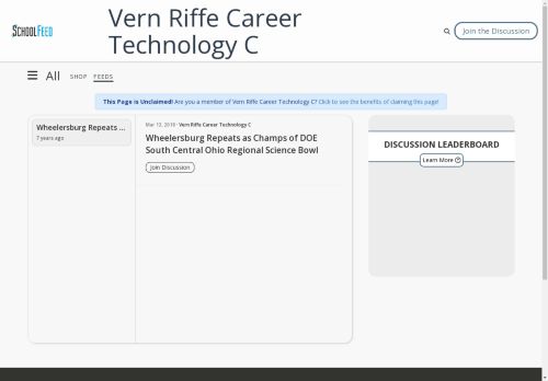 Vern Riffe Career Technology C