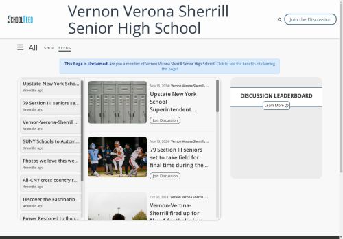 Vernon Verona Sherrill Senior High School